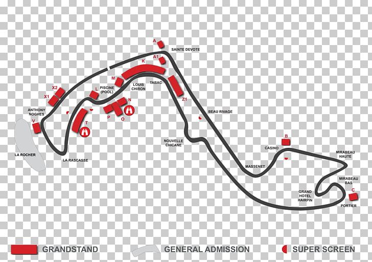 Circuit De Monaco 2018 FIA Formula One World Championship 2018 Monaco Grand Prix Race Track PNG, Clipart, 2018 Monaco Grand Prix, Angle, Area, Automotive Design, Avio Free PNG Download