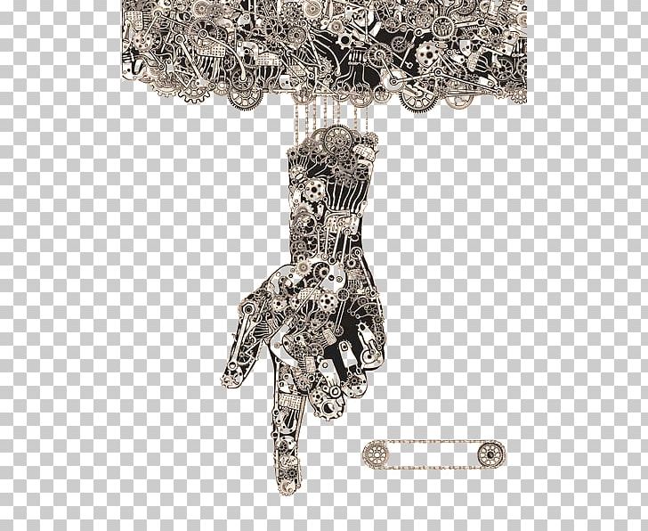 Robot Human Body Finger Gear PNG, Clipart, Adlibris Ab, Black And White, Bling Bling, Body Jewelry, Book Free PNG Download