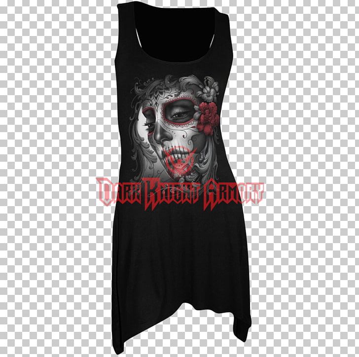 Dress T-shirt Tunic Skull Gothic Fashion PNG, Clipart, Camisole, Clothing, Dress, Gothic Fashion, Gothic Rock Free PNG Download