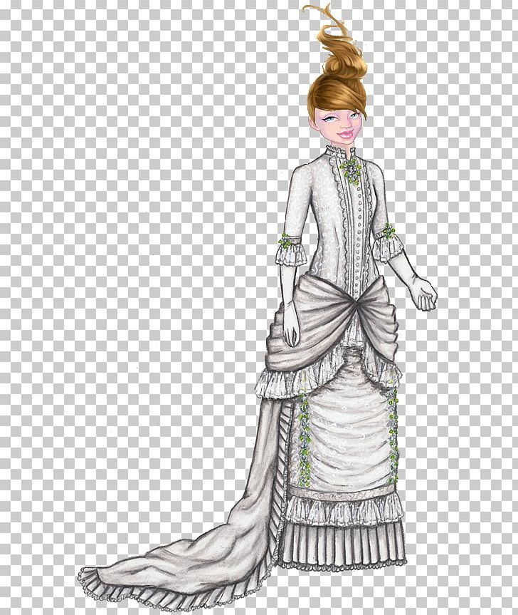 Gown Paper Doll Dress Toy PNG, Clipart, 1870s In Western Fashion, Art, Bisque Doll, Bustle, Clothing Free PNG Download