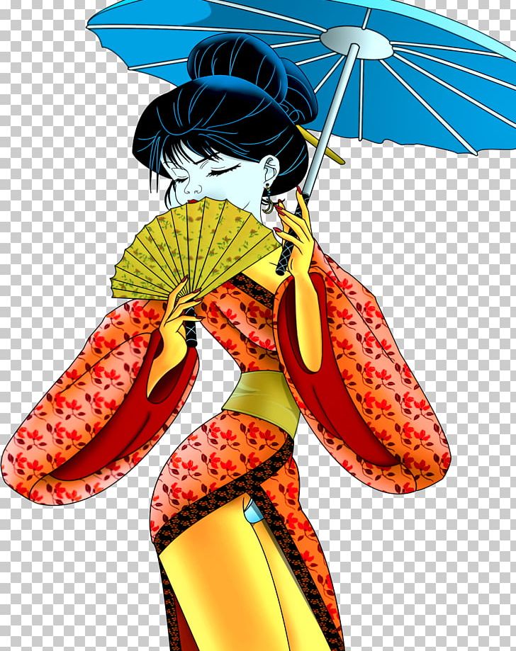 Art Geisha Painting Woman Drawing PNG, Clipart, Art, Canvas Print, Costume Design, Digital Art, Digital Painting Free PNG Download