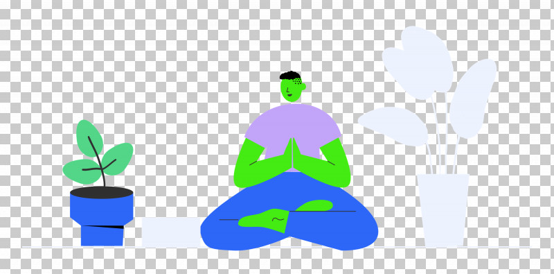 Meditating At Home Rest Relax PNG, Clipart, Behavior, Green, Human, Logo, Meter Free PNG Download