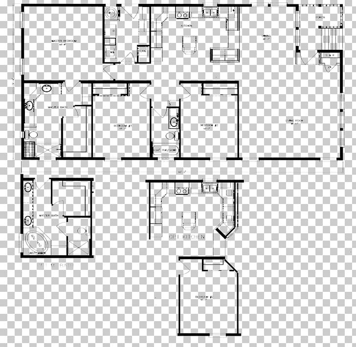 House Plan Floor Plan PNG, Clipart, Angle, Area, Black And White, Building, Cottage Free PNG Download