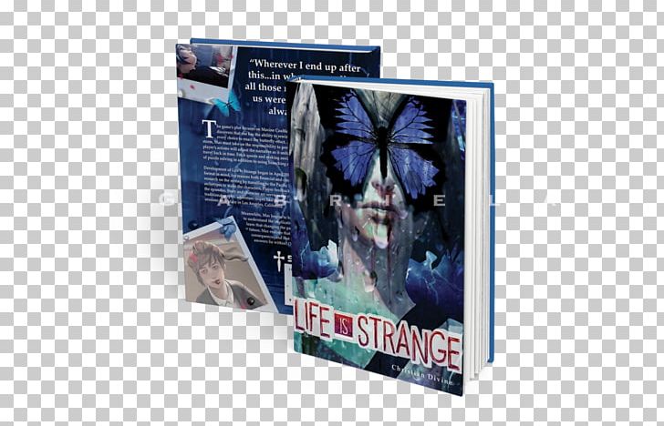 Life Is Strange Book Cover Text PNG, Clipart, Advertising, Book, Book Cover, Dvd, Gaming Free PNG Download