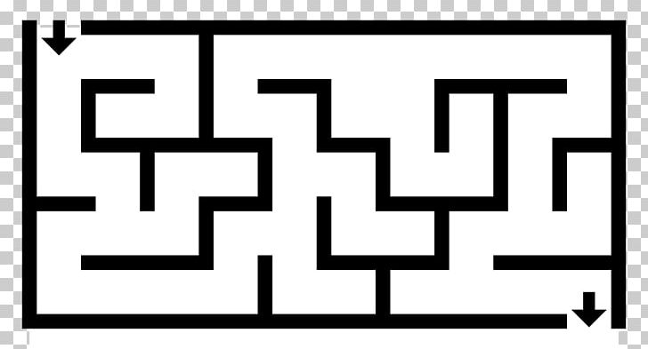 Maze Solving Algorithm Labyrinth Maze Generation Algorithm Pac-Man PNG, Clipart, Algorithm, Angle, Area, Black, Black And White Free PNG Download