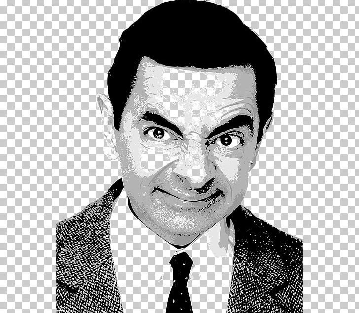 Rowan Atkinson Merry Christmas PNG, Clipart, Actor, Atkinson, Black And White, Chin, Drawing Free PNG Download