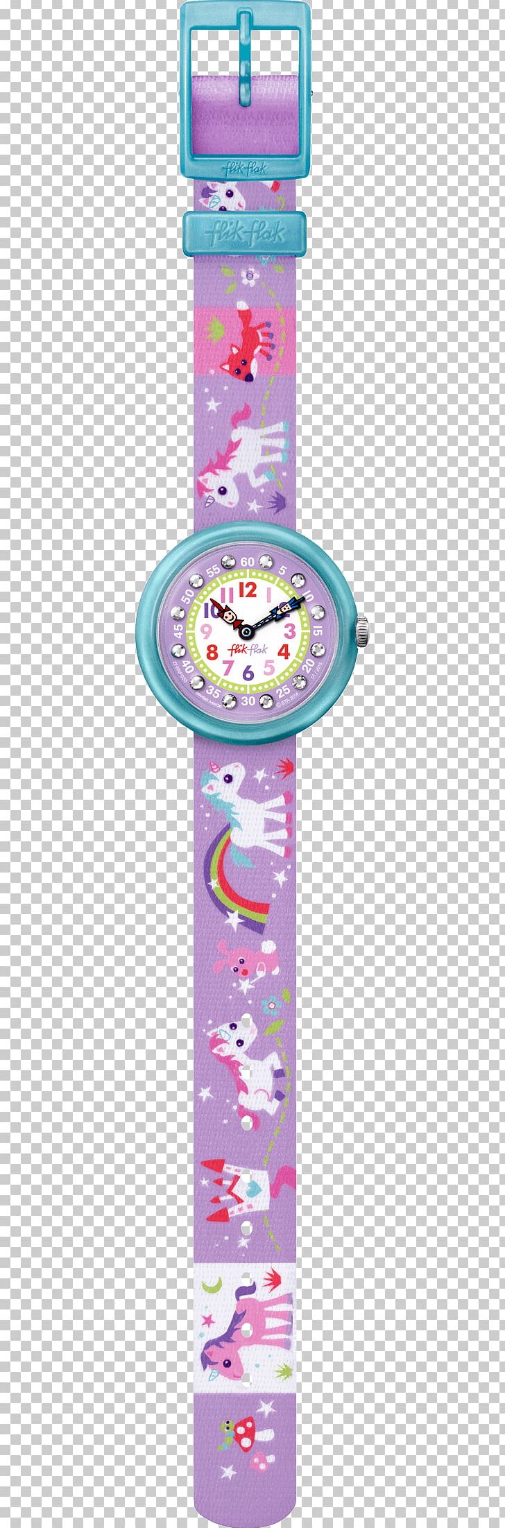 Swatch Unicorn Swiss Made Child PNG, Clipart, Child, Clock Face, Pink, Purple, Shockresistant Watch Free PNG Download