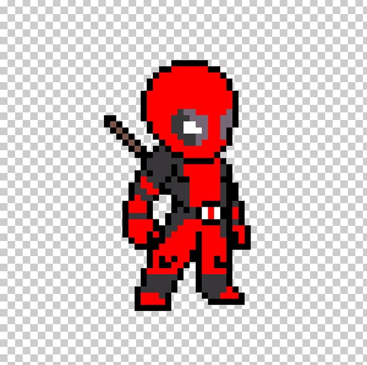 Deadpool Pixel Art Spider-Man Minecraft PNG, Clipart, Angle, Area, Art, Art Studio, Bead Free PNG Download