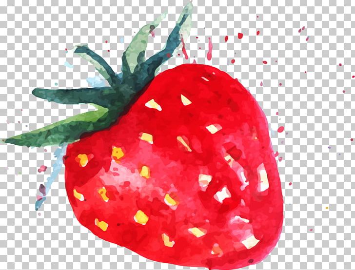 Strawberry Watercolor Painting Fruit PNG, Clipart, Berry, Food, Fruit, Fruit Curd, Fruit Nut Free PNG Download