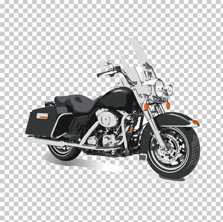 Harley-Davidson Road King Custom Motorcycle Harley-Davidson Super Glide PNG, Clipart, Black Motorcycle, Cartoon Motorcycle, Harleydavidson Twin Cam Engine, Motorcycle, Motorcycle Accessories Free PNG Download