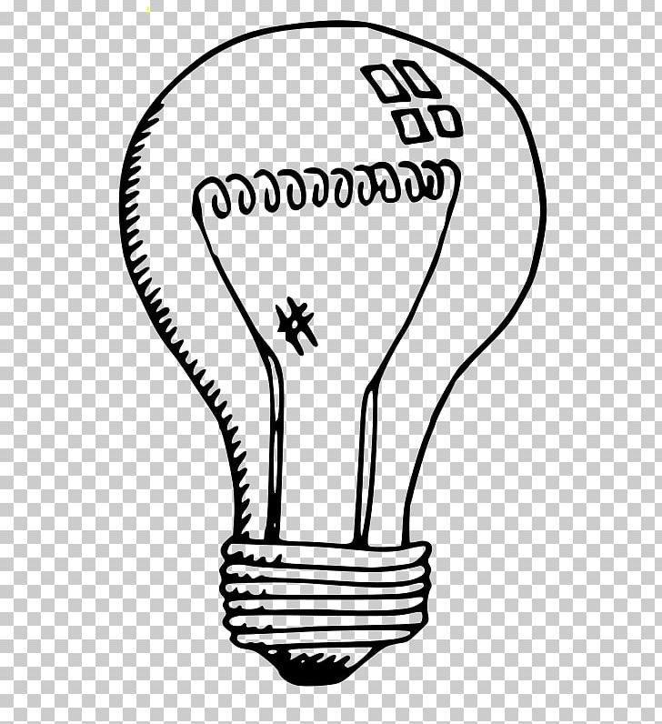 Incandescent Light Bulb Lamp Drawing Electric Light PNG, Clipart, Artwork, Black, Black And White, Compact Fluorescent Lamp, Drawing Free PNG Download