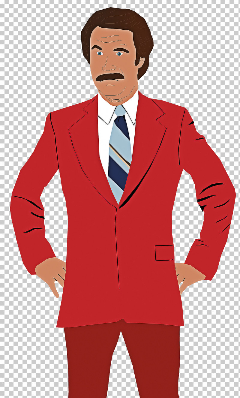 Suit Clothing Red Formal Wear Standing PNG, Clipart, Cartoon, Clothing, Formal Wear, Gentleman, Male Free PNG Download