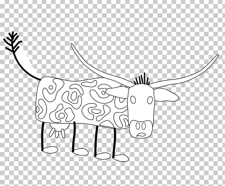 Cattle Mammal /m/02csf Drawing PNG, Clipart, Artwork, Black And White, Black White, Cartoon, Cattle Free PNG Download