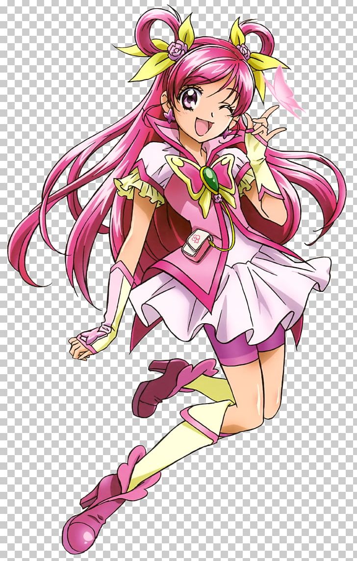 Nozomi Yumehara Rin Natsuki Pretty Cure All Stars PNG, Clipart, Anime, Art, Brown Hair, Cg Artwork, Fairy Free PNG Download