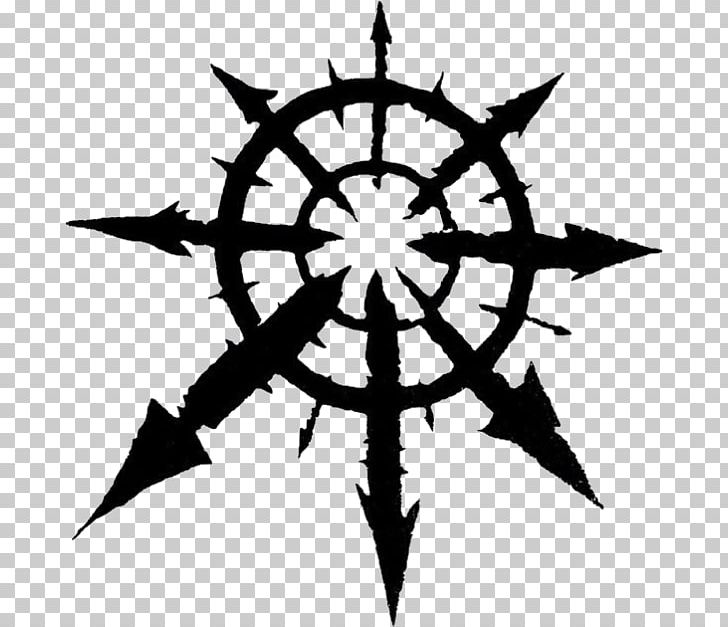 Warhammer 40 PNG, Clipart, Black And White, Chaos, Chaos Theory, Circl, Flower Free PNG Download