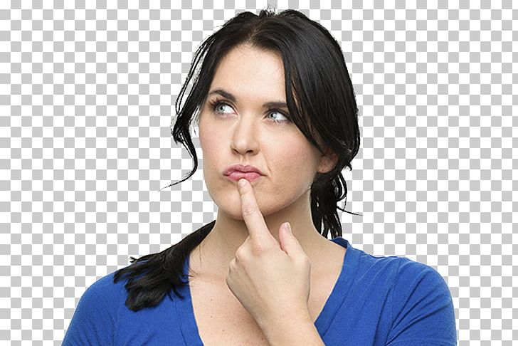 thinking woman png