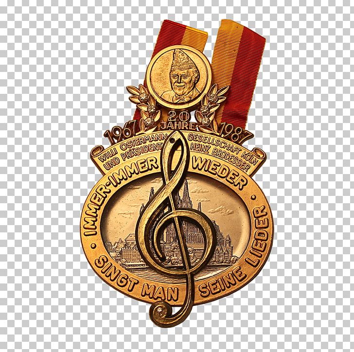 Willi Ostermann Gesellschaft Medal Gold Anugerah Kebesaran Negara Cologne PNG, Clipart, Anugerah Kebesaran Negara, Badge, Cologne, Gold, Gold Medal Free PNG Download