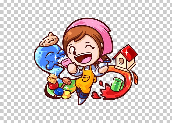 Cooking Mama 5: Bon Appétit! Babysitting Mama Gardening Mama Wii PNG, Clipart, 505 Games, Art, Artwork, Babysitting Mama, Cartoon Free PNG Download