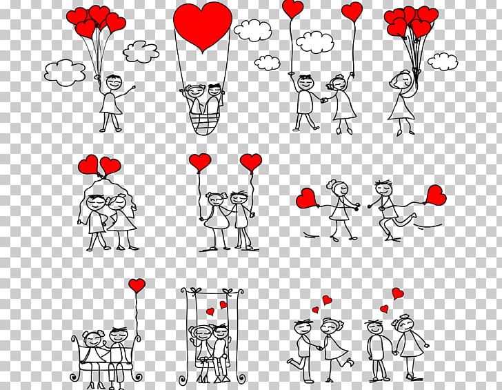Love Stick Figure Couple Illustration PNG, Clipart, Cartoon, Christmas Decoration, Couple, Flower, Free Love Free PNG Download