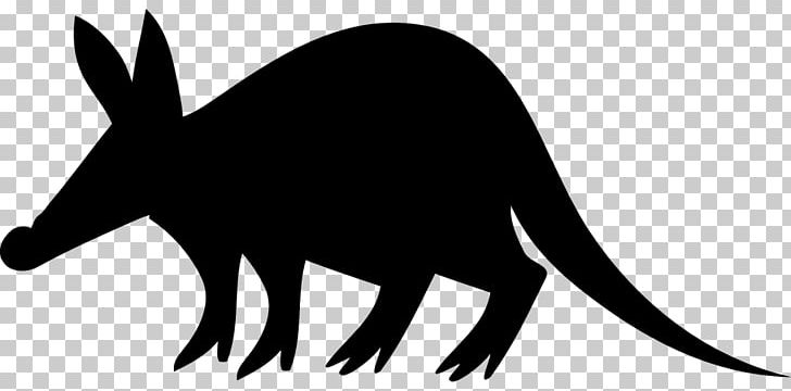 Aardvark Silhouette Drawing PNG, Clipart, Aardvark, Animals, Black And White, Computer, Desktop Wallpaper Free PNG Download