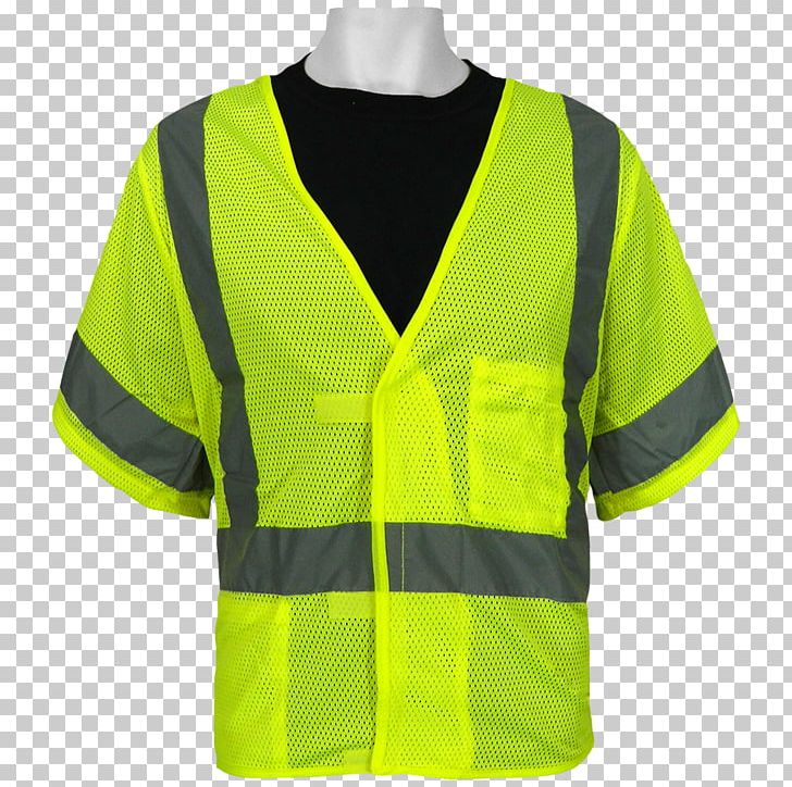 T-shirt High-visibility Clothing Sleeve Outerwear Jacket PNG, Clipart, Clothing, Green, Highvisibility Clothing, Highvisibility Clothing, Jacket Free PNG Download