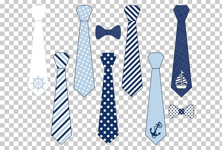 blue tie clip art