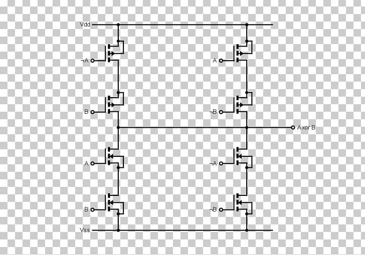 XOR Gate CMOS Logic Gate Exclusive Or PNG, Clipart, And Gate, Angle, Area, Circuit Component, Circuit Diagram Free PNG Download