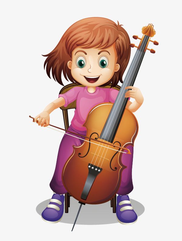 Cartoon Hand Drawn Cello Girl PNG, Clipart, Carrying, Cartoon, Cartoon Characters, Cartoon Clipart, Cartoon Girl Free PNG Download