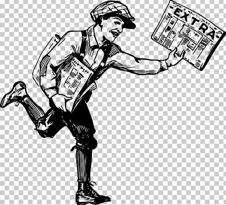 Paperboy Drawing PNG, Clipart, Arm, Art, Black And White, Cartoon, Clip Art Free PNG Download