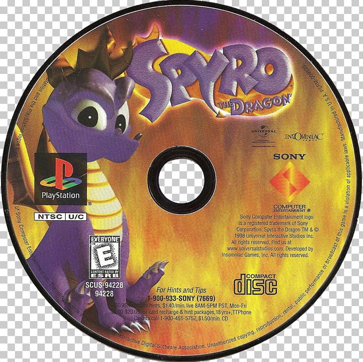 Spyro The Dragon Spyro 2: Ripto's Rage! Spyro: Year Of The Dragon PlayStation 2 PNG, Clipart,  Free PNG Download
