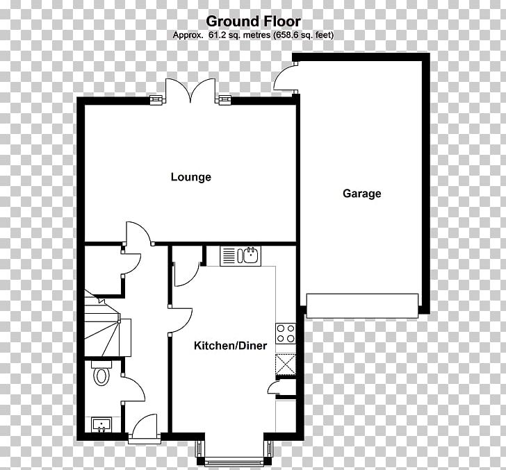 Floor Plan Clyde Avenue WR11 3FE House Single-family Detached Home PNG, Clipart, Angle, Area, Bedroom, Black, Black And White Free PNG Download