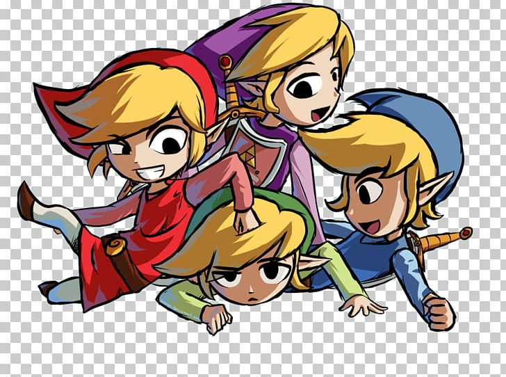 The Legend Of Zelda: Four Swords Adventures The Legend Of Zelda: A Link To The Past And Four Swords The Legend Of Zelda: Twilight Princess HD PNG, Clipart, Cartoon, Child, Fictional Character, Friendship, Human Free PNG Download