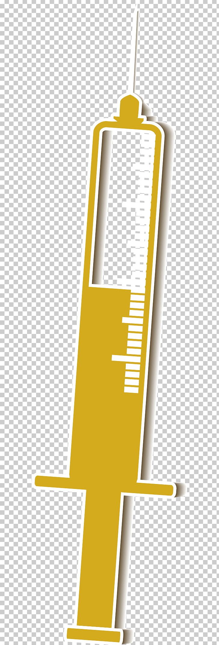 Syringe Yellow Graphic Design Hypodermic Needle Injection PNG, Clipart, Angle, Biological Medicine, Biomedical Advertising, Biomedical Cosmetic Surgery, Designer Free PNG Download