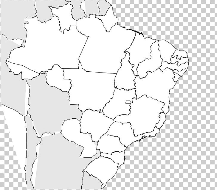 Regions Of Brazil Blank Map Flag Of Brazil PNG, Clipart, Angle, Area, Black And White, Blank Map, Brazil Free PNG Download