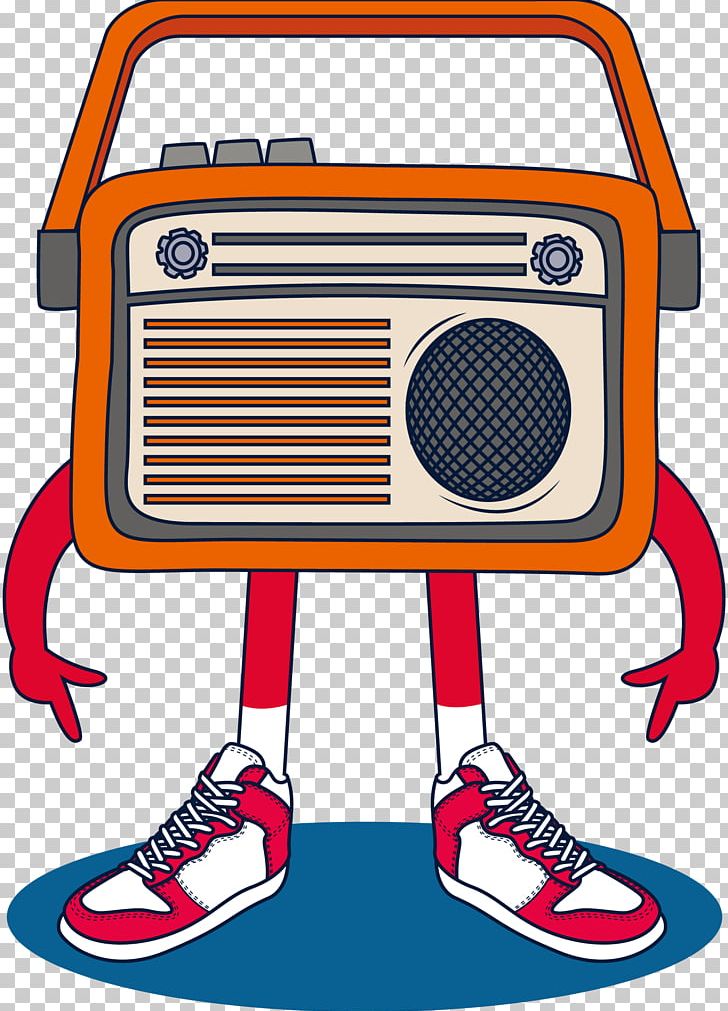 T-shirt Radio Broadcasting Illustration PNG, Clipart, Animation, Area, Broadcasting, Cartoon, Decoration Free PNG Download