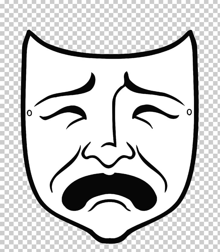 Theatre Of Ancient Greece Drama Tragedy Mask PNG, Clipart, Area, Art, Black, Black And White, Comedy Free PNG Download