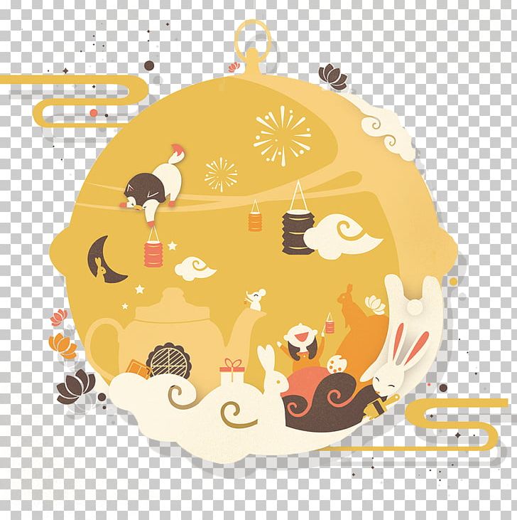Mooncake Mid-Autumn Festival Moon Rabbit PNG, Clipart, Air, Autumn, Autumn Leaves, Autumn Tree, Banner Free PNG Download