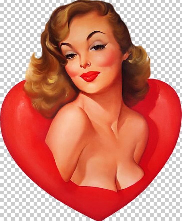 Pin-up Girl Valentine's Day Love DryLand PNG, Clipart, Alberto Vargas, Art, Artist, Brown Hair, Donald L Rust Free PNG Download
