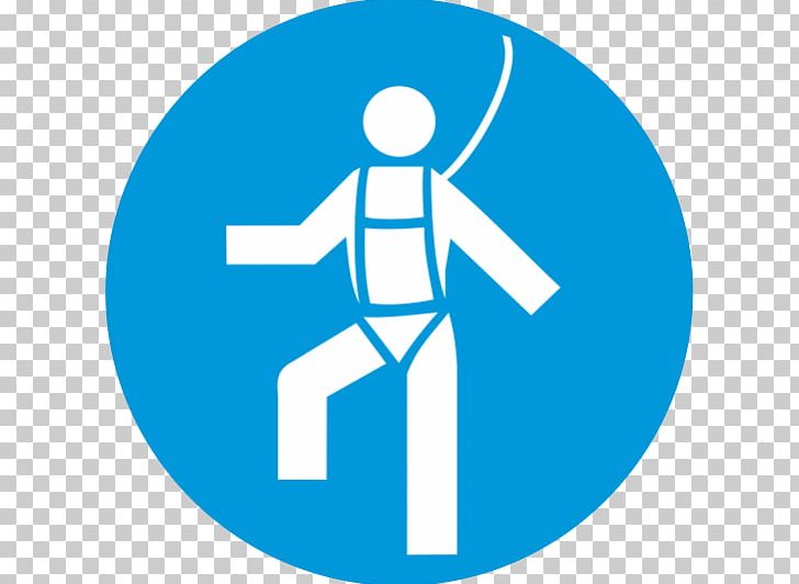 Safety Harness Personal Protective Equipment Signage PNG, Clipart, Blue, Brand, Circle, Communication, Construction Site Safety Free PNG Download