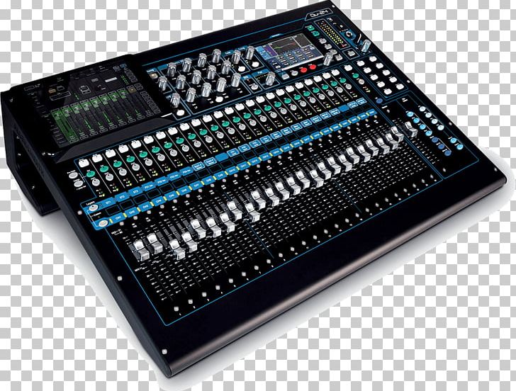Digital Mixing Console Allen & Heath QU-24 Chrome Edition Audio Mixers Microphone PNG, Clipart, All, Allen Heath, Audio Equipment, Audio Mixers, Behringer Free PNG Download