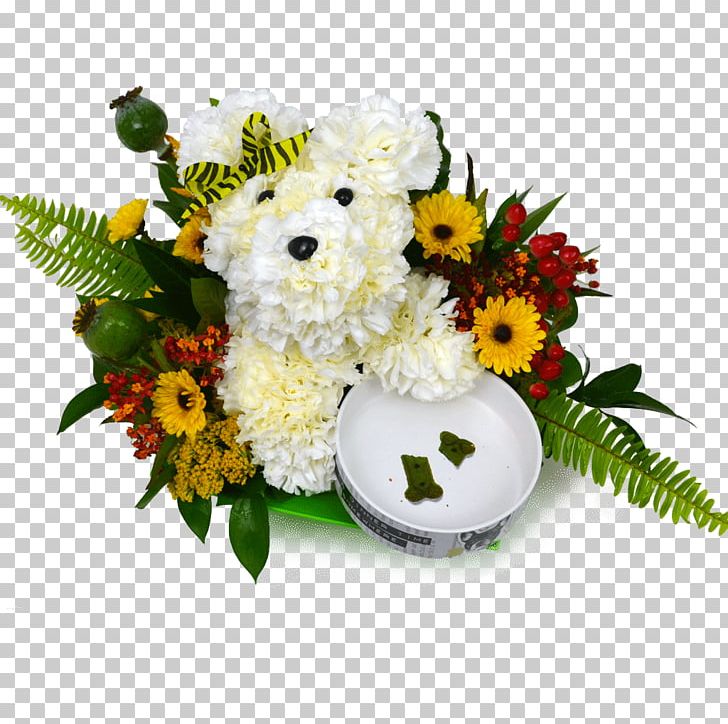 Dog Flower Bouquet Floristry Floral Design PNG, Clipart, Animals, Bouquet, Chrysanths, Cut Flowers, Daisy Free PNG Download