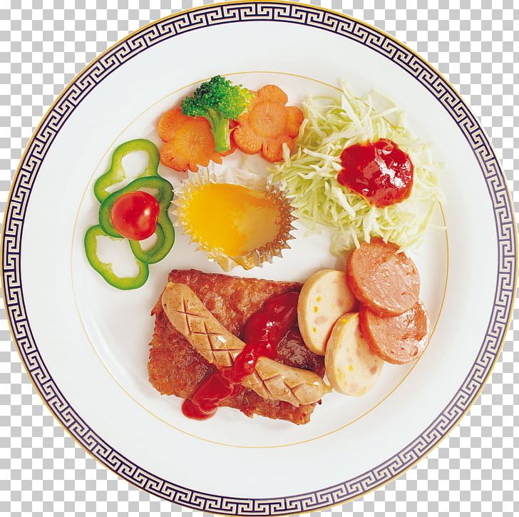 Full Breakfast Food Ham Sausage PNG, Clipart, Asian Food, Breakfast, Cuisine, Dish, Dishware Free PNG Download