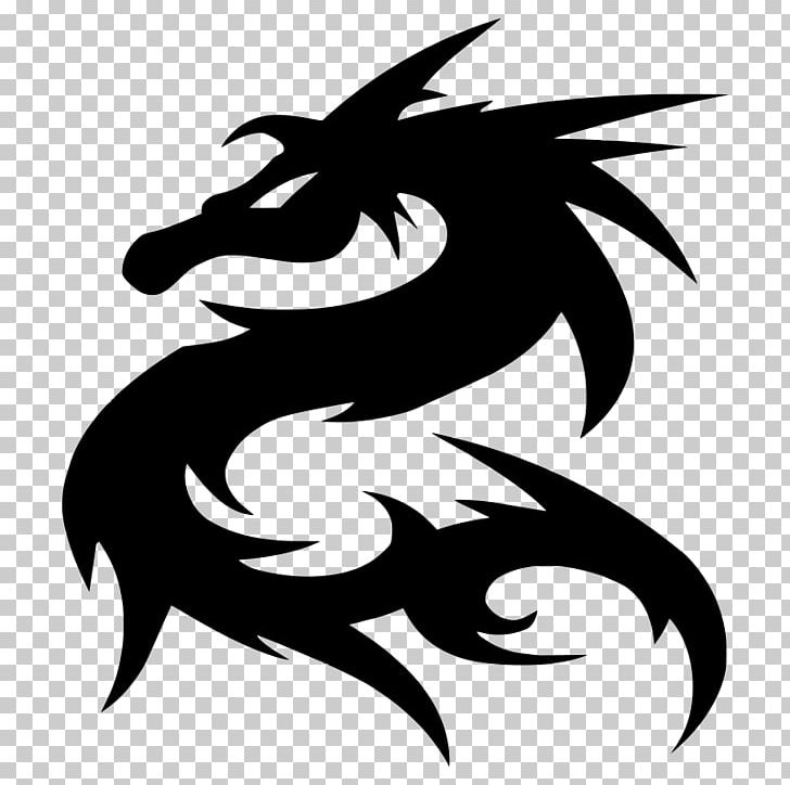 Chinese Dragon Computer Icons Symbol PNG, Clipart, Art, Artwork, Black And White, Chinese Dragon, Chinese Mythology Free PNG Download