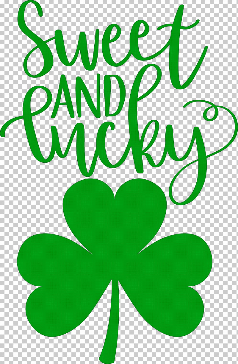 Sweet And Lucky St Patricks Day PNG, Clipart, Biology, Flower, Leaf, Plants, Plant Stem Free PNG Download