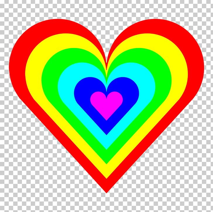 Color Rainbow Heart PNG, Clipart, Area, Circle, Color, Heart, Heart Watercolor Free PNG Download