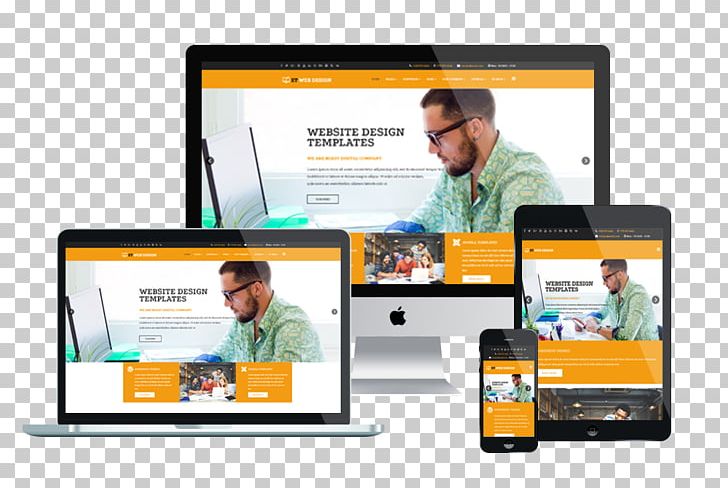 Responsive Web Design Web Development Web Template System PNG, Clipart, Brand, Business, Cascading, Collaboration, Computer Free PNG Download