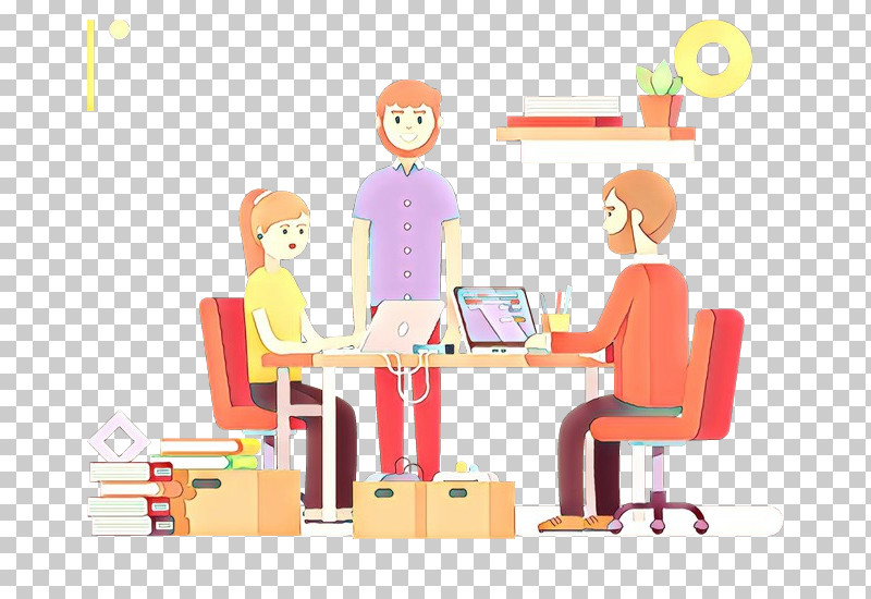 Cartoon Furniture Sharing Conversation Table PNG, Clipart, Cartoon, Conversation, Desk, Education, Furniture Free PNG Download