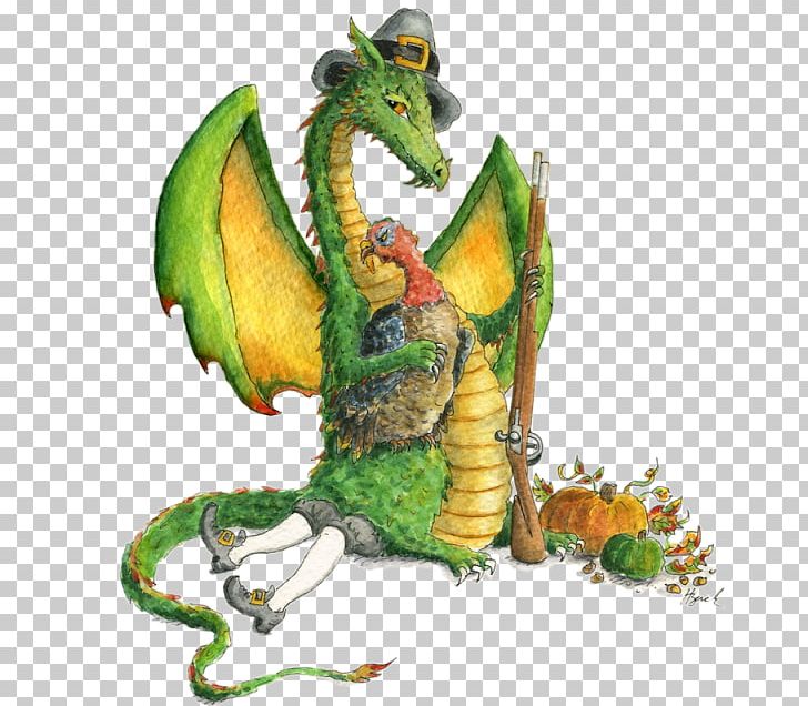 Thanksgiving Dinner Dragon Pilgrim Legendary Creature PNG, Clipart, Christmas, Dragon, Fantasy, Fictional Character, Food Drinks Free PNG Download