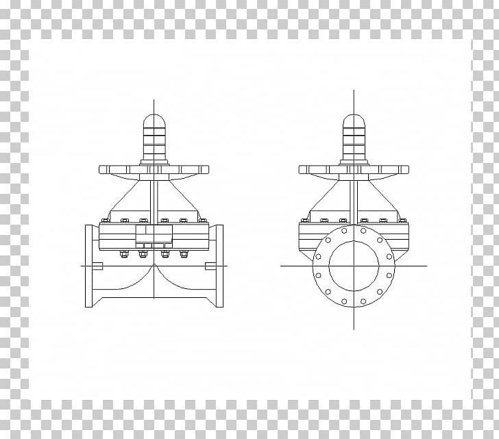 Diaphragm Valve Computer-aided Design Globe Valve Relief Valve PNG, Clipart, Angle, Black And White, Computeraided Design, Control Valves, Diagram Free PNG Download