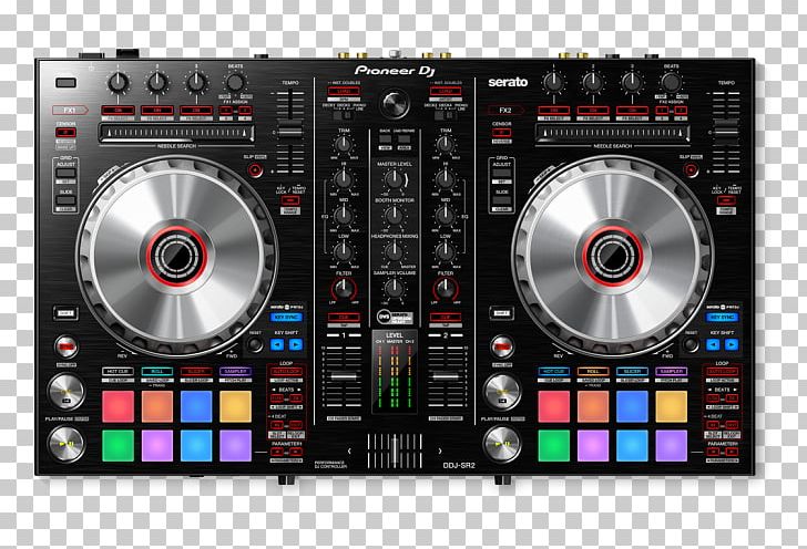 DJ Controller Pioneer DJ Pioneer DDJ-SR Disc Jockey Audio Mixers PNG, Clipart, Audio, Audio, Audio Equipment, Cdj, Disc Jockey Free PNG Download